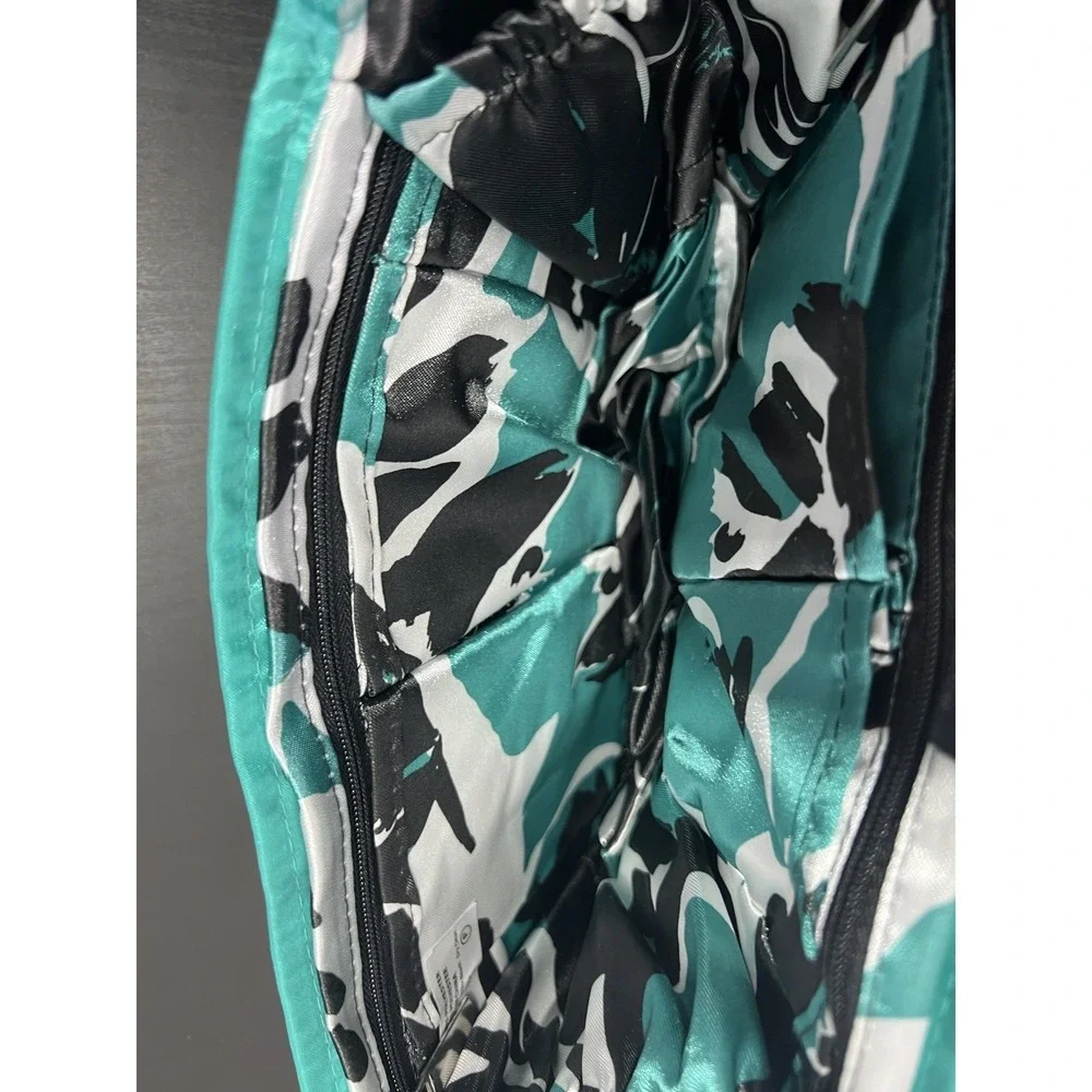 Great Innovations Pursfection‎ Interchangeable Purse Organizer Teal Satiny